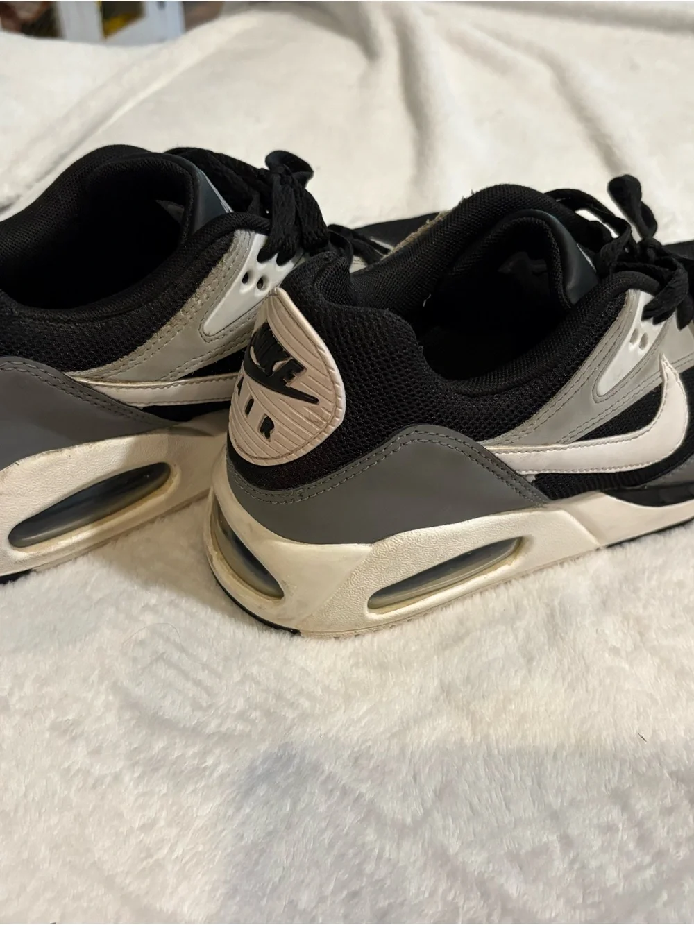 Nike Black and Gray Low-Top Sneakers